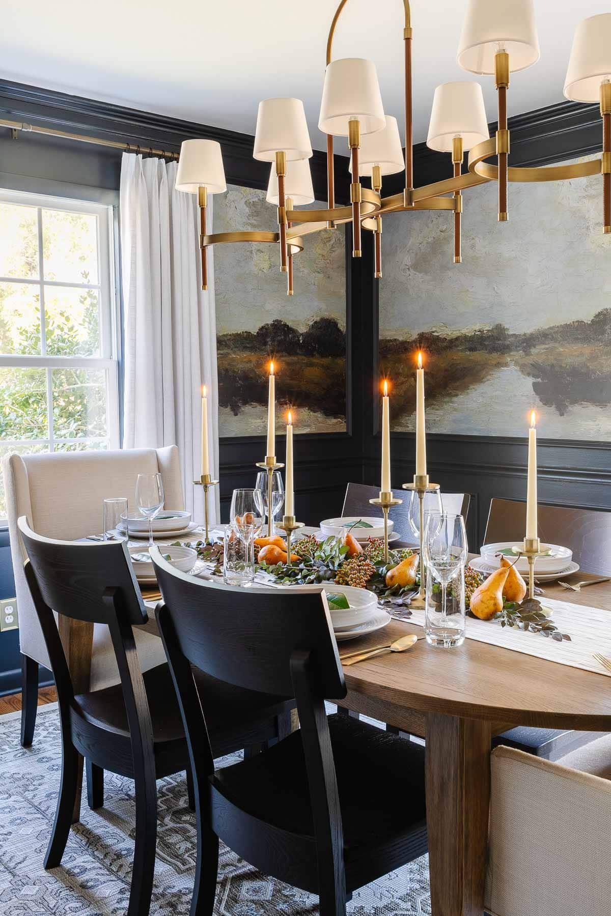 Simple Thanksgiving Table Decor Done in 10 Minutes