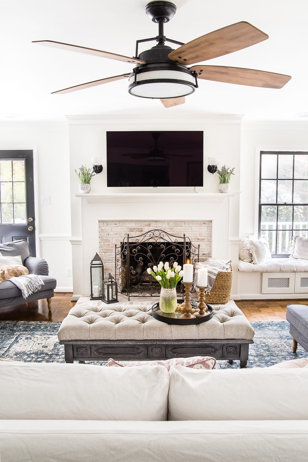 Spring Living Room Tour