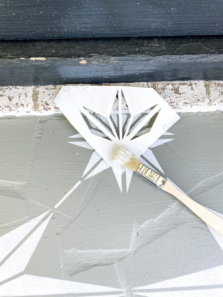How to stencil a porch floor