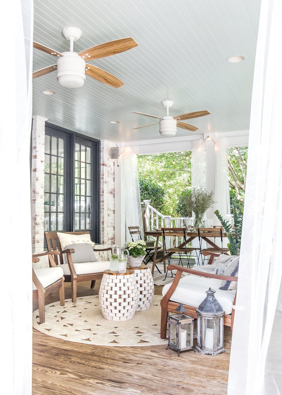 breezy summer back porch