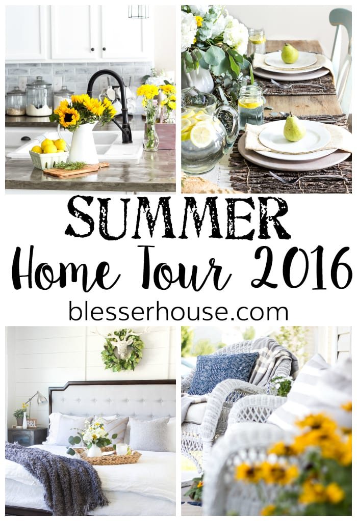 Summer Home Tour 2016 with Country Living Magazine | unigumushane.com