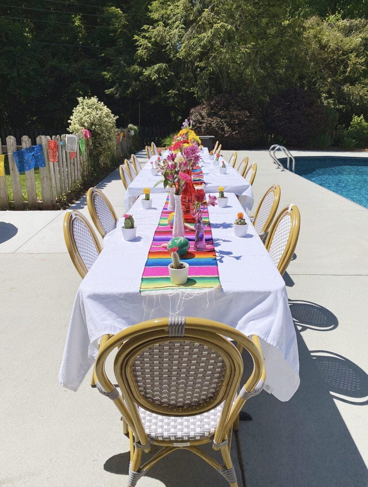 Mexican themed table decor