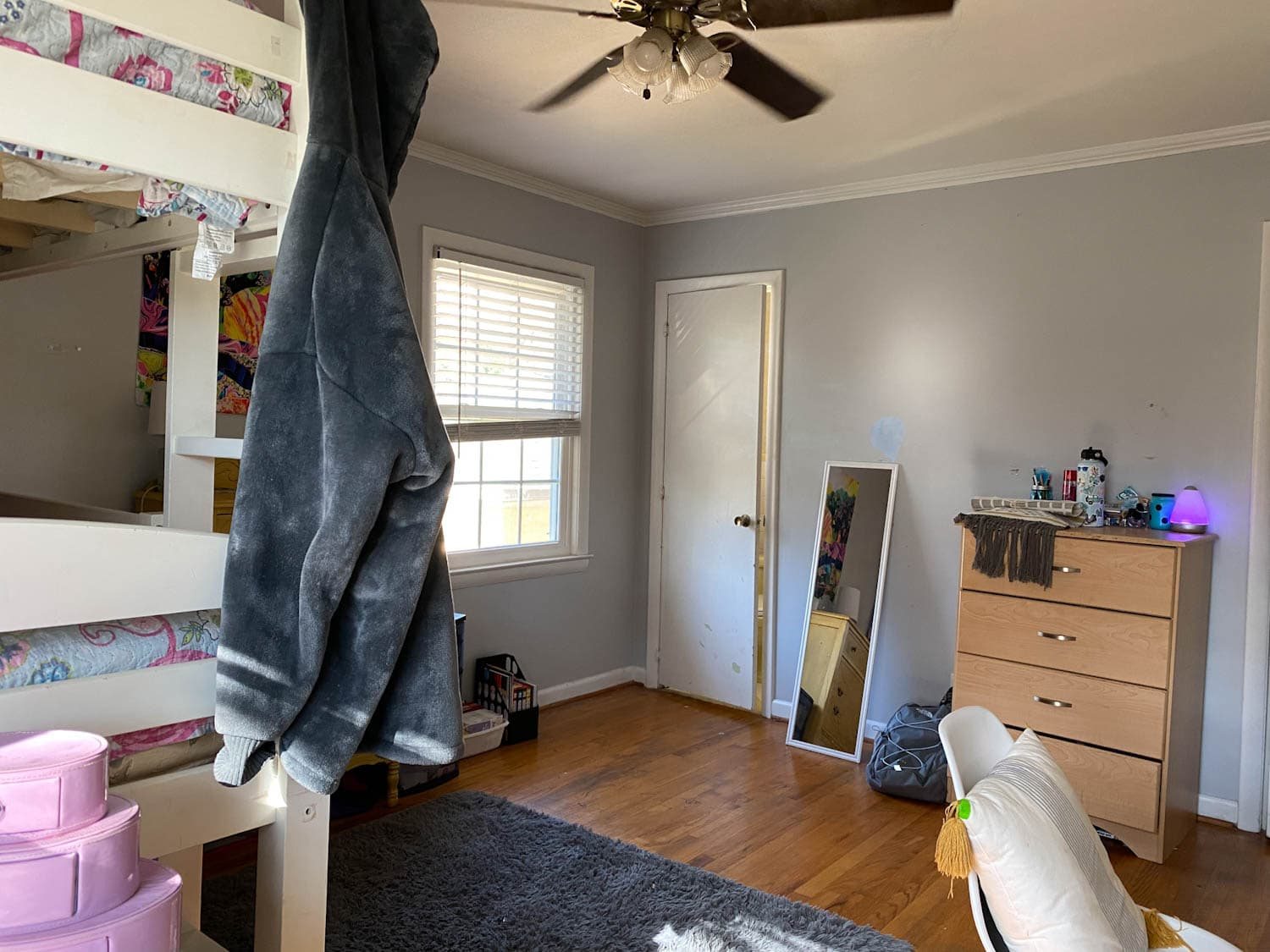 teenage shared bedroom before