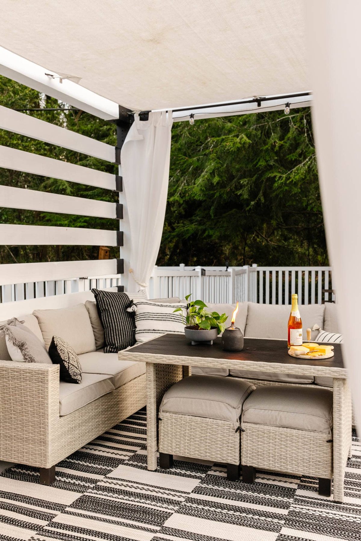 better homes and gardens patio furniture sectional dining set