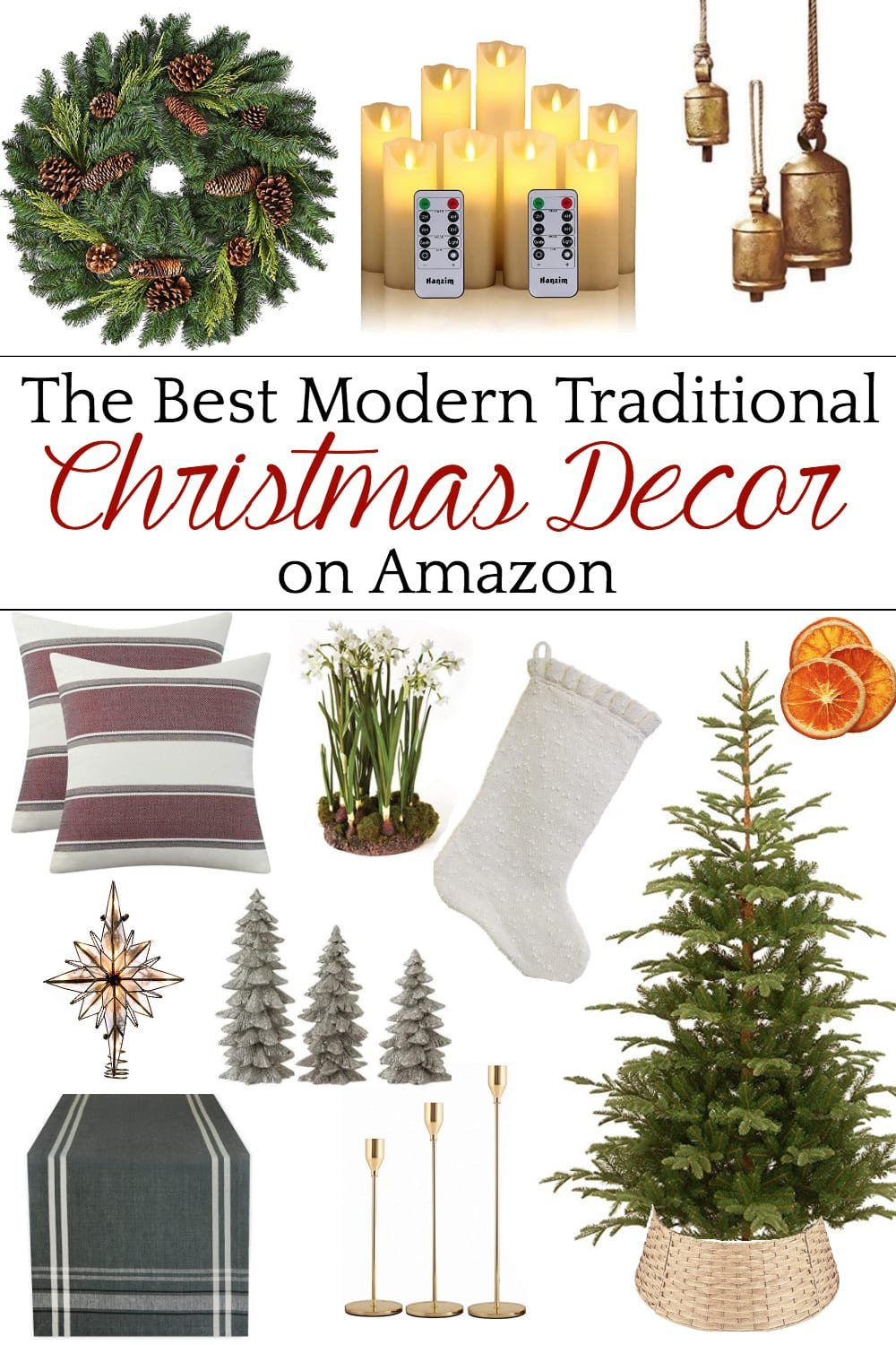 The Best Modern Traditional Christmas Decor on Amazon