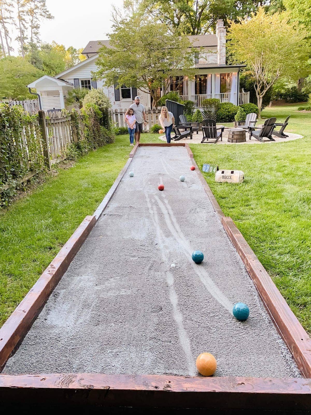 diy boccee ball court