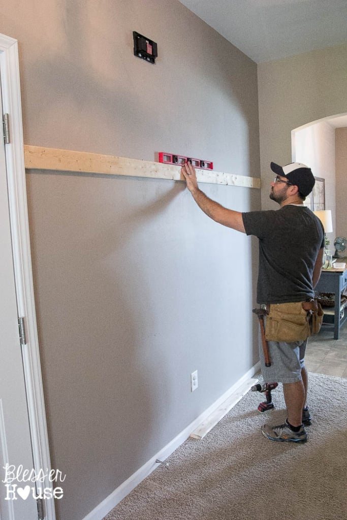 checking board to be sure its level