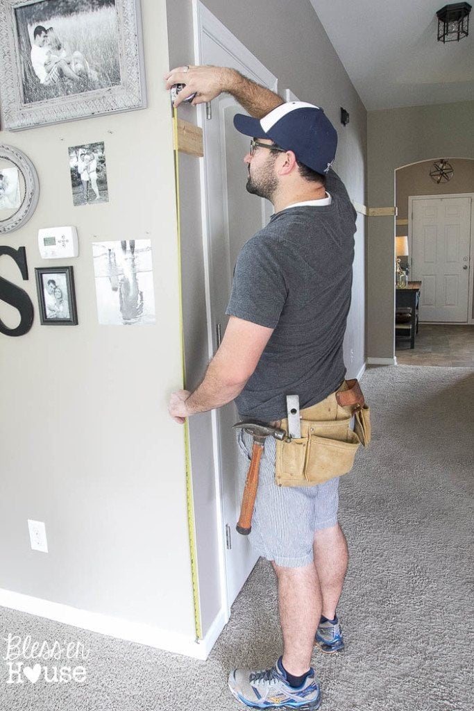 measuring height for board and batten