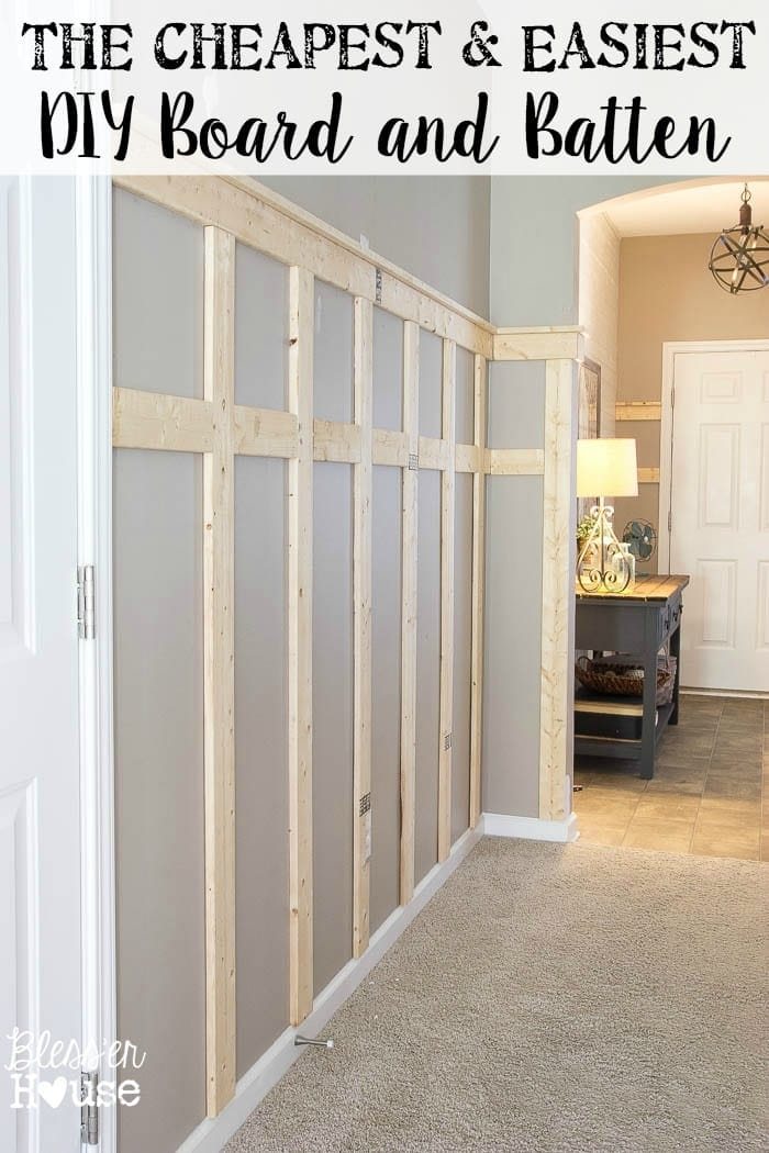 Cheapest and Easiest DIY Board and Batten Guide
