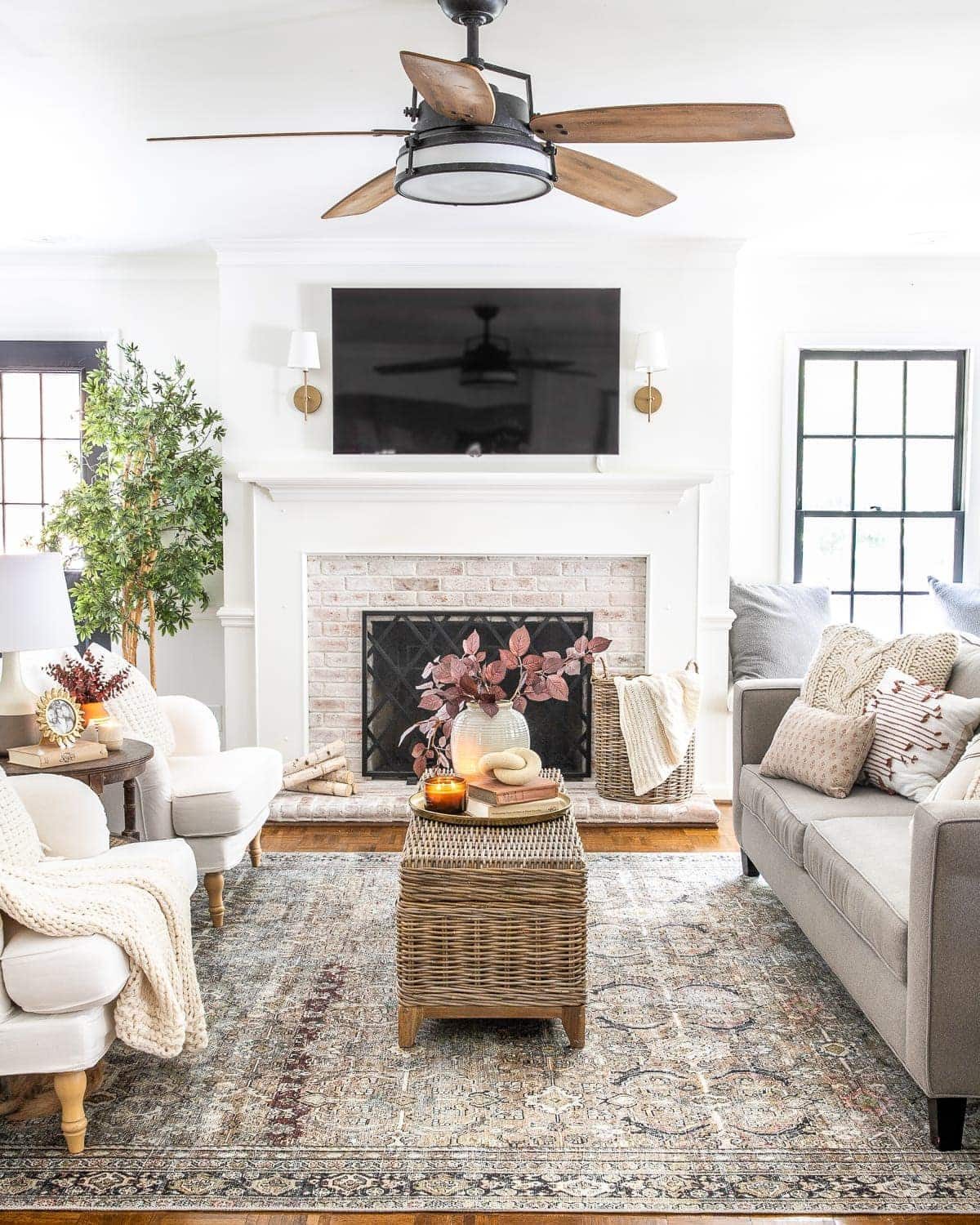 open living room furniture layout