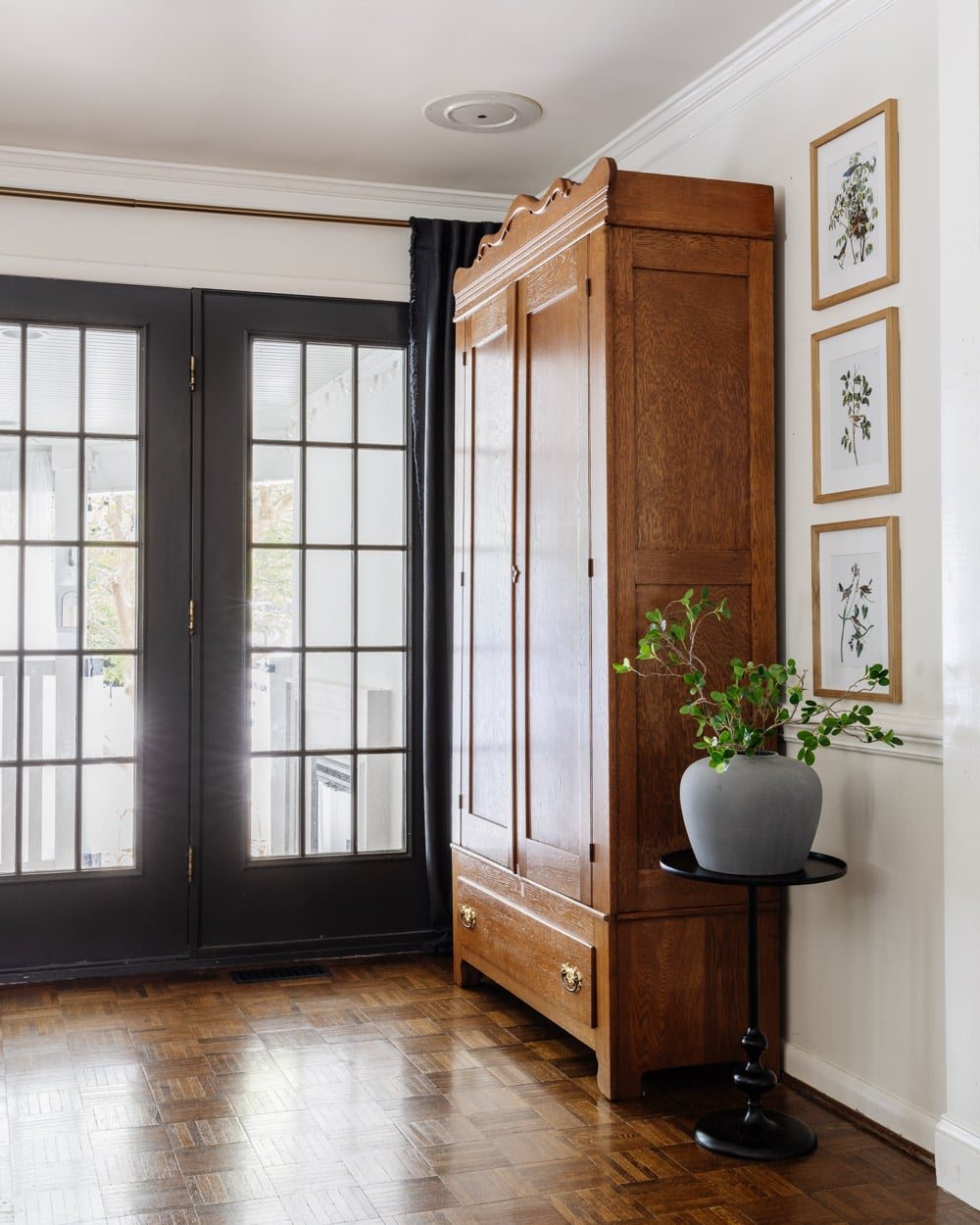 Our Entryway Storage Solution When We Have No Mudroom