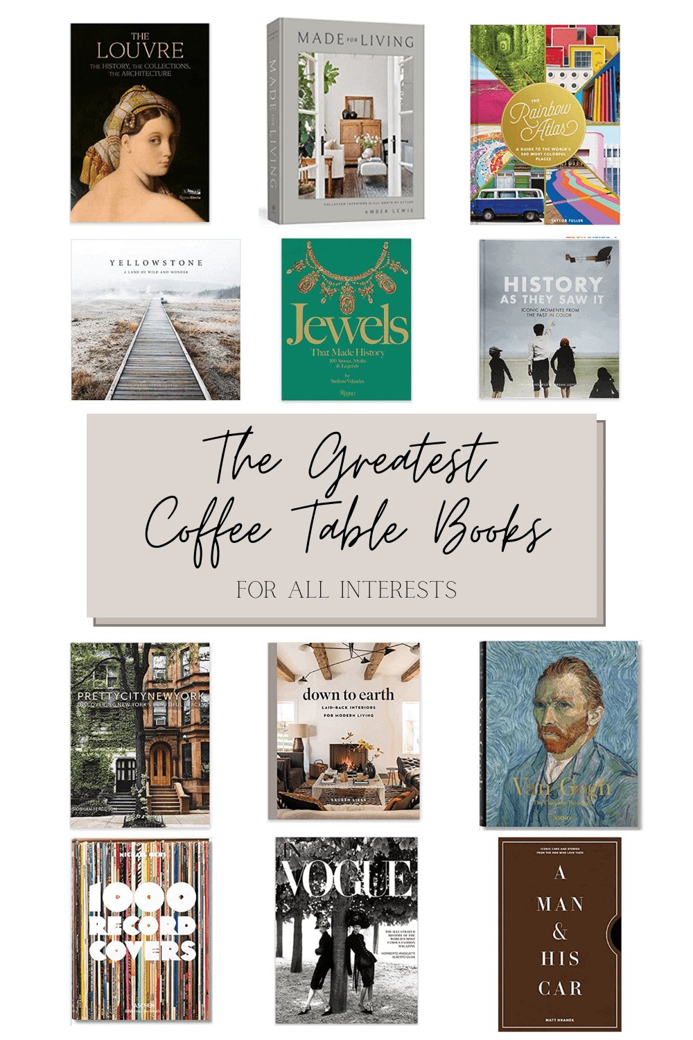 coffee table books