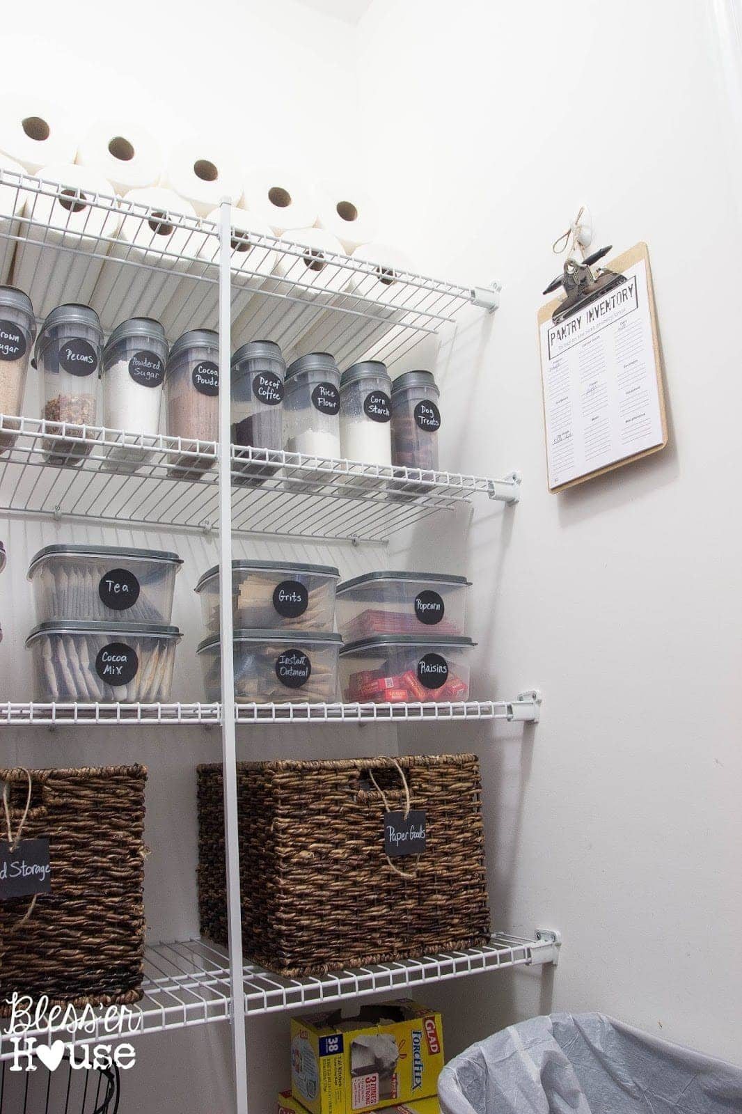 Unigumushane | The Cheapest Way to Organize a Pantry + Free Printable