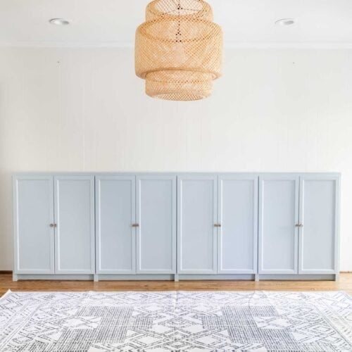 Romabio Carolina Sky - blue grey paint color in playroom