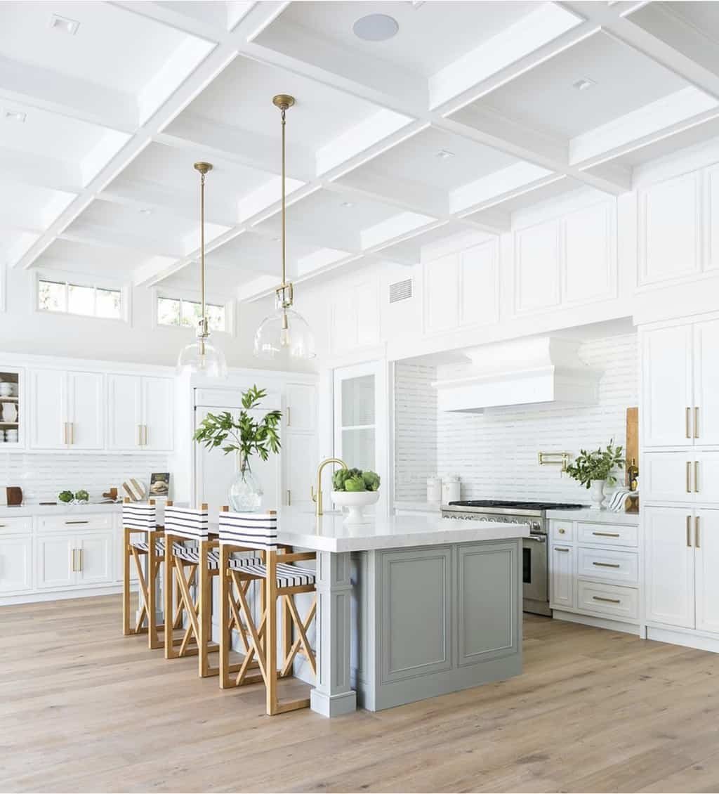 Sherwin Williams Krypton - blue grey paint good for cabinets