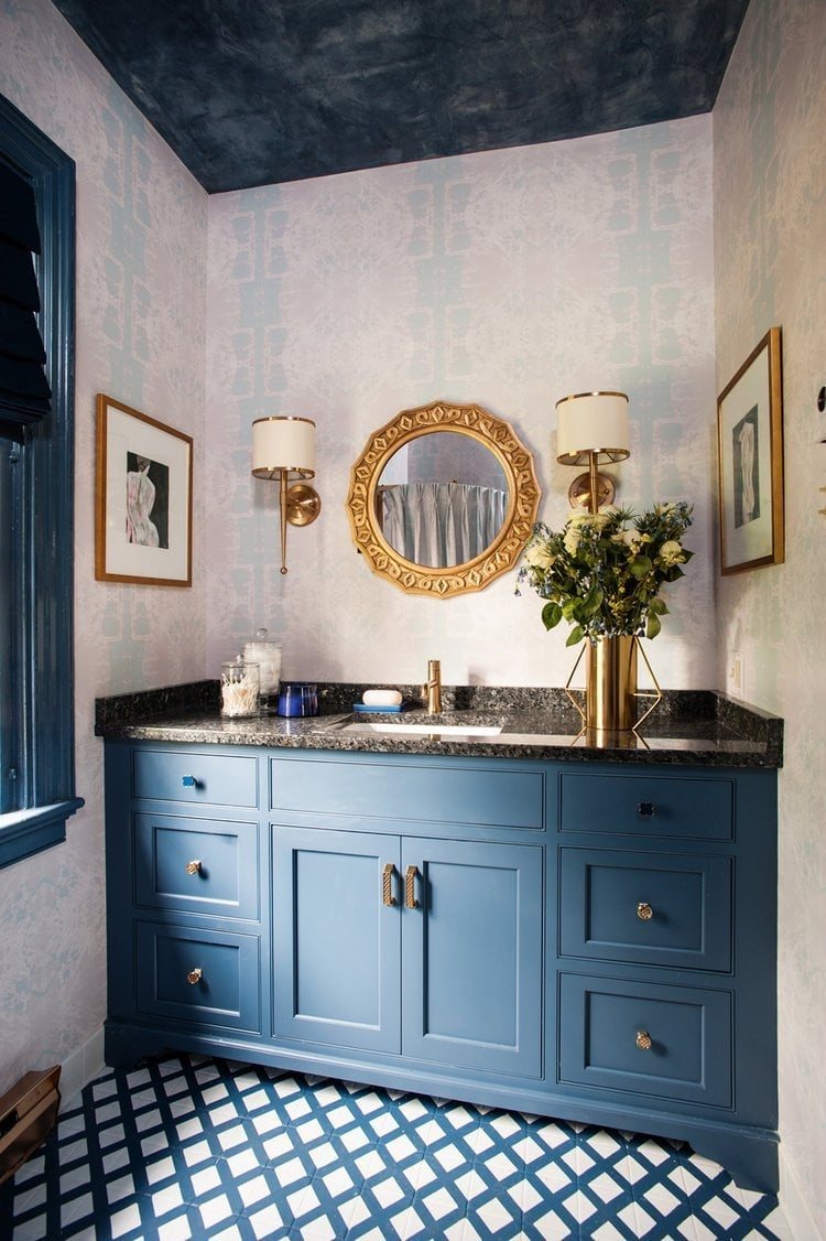 Benjamin Moore Van Deusen Blue - Melissa Mathe Interior Design