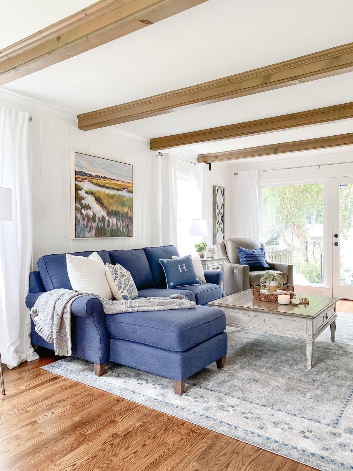 The McNay Project: Modern Coastal Living Room Reveal