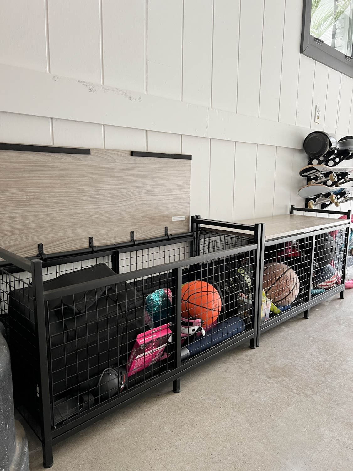 garage sporting equipment organizers