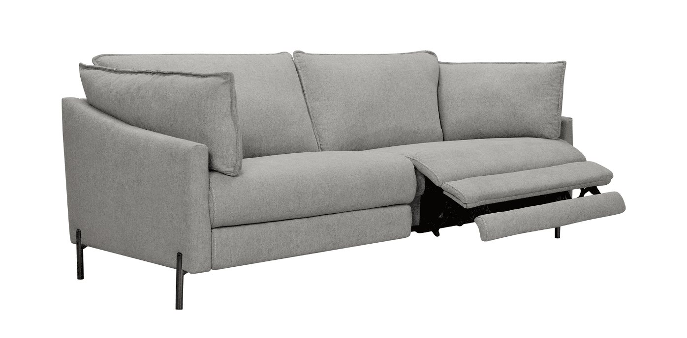 budget recliner couch with modern style