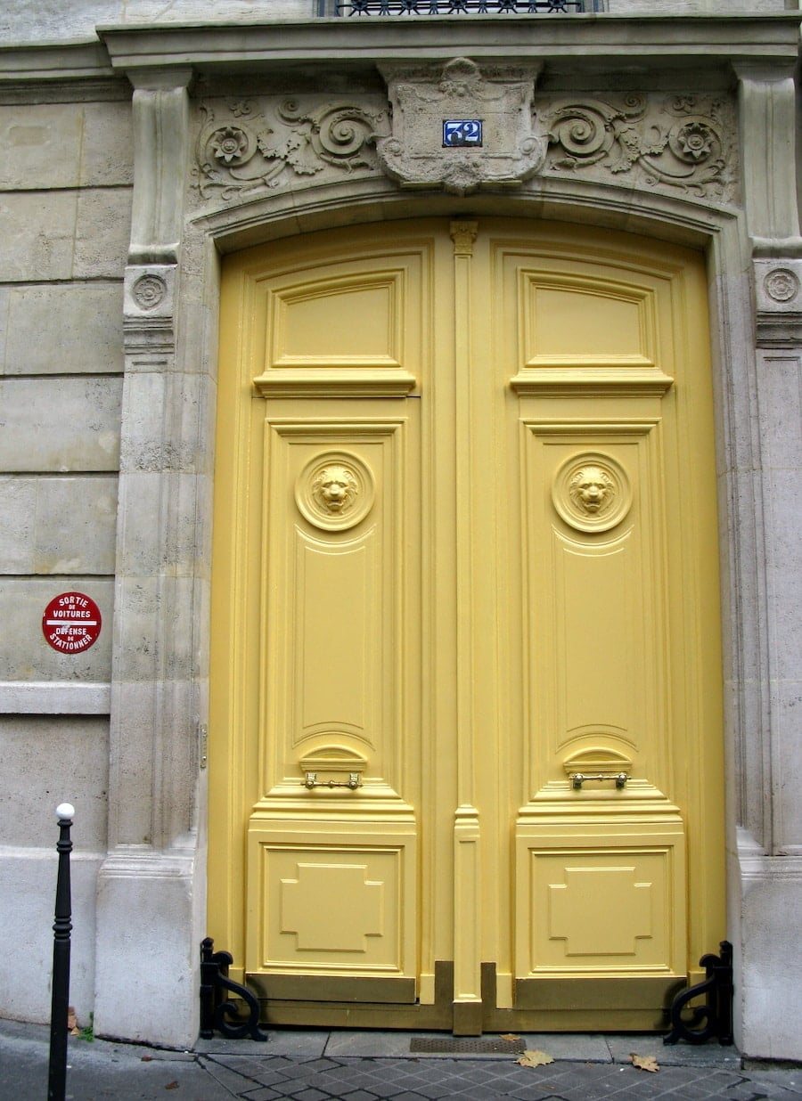 yellow front door paint color