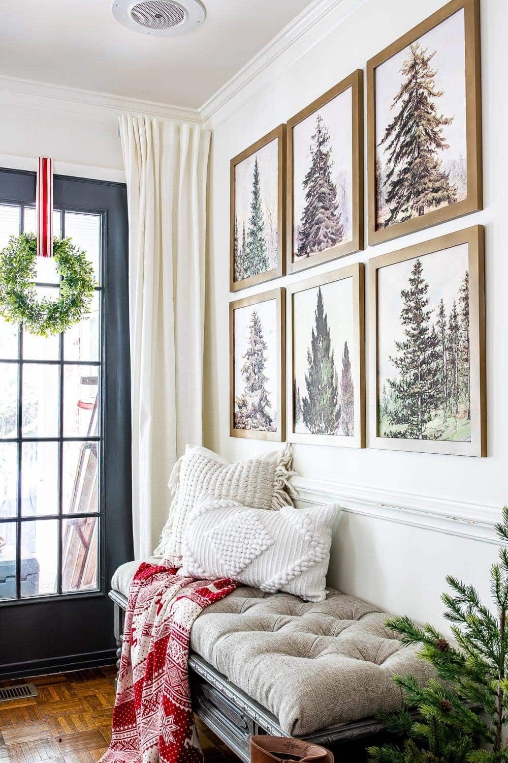 Vintage Christmas Tree Gallery Wall Printable Set