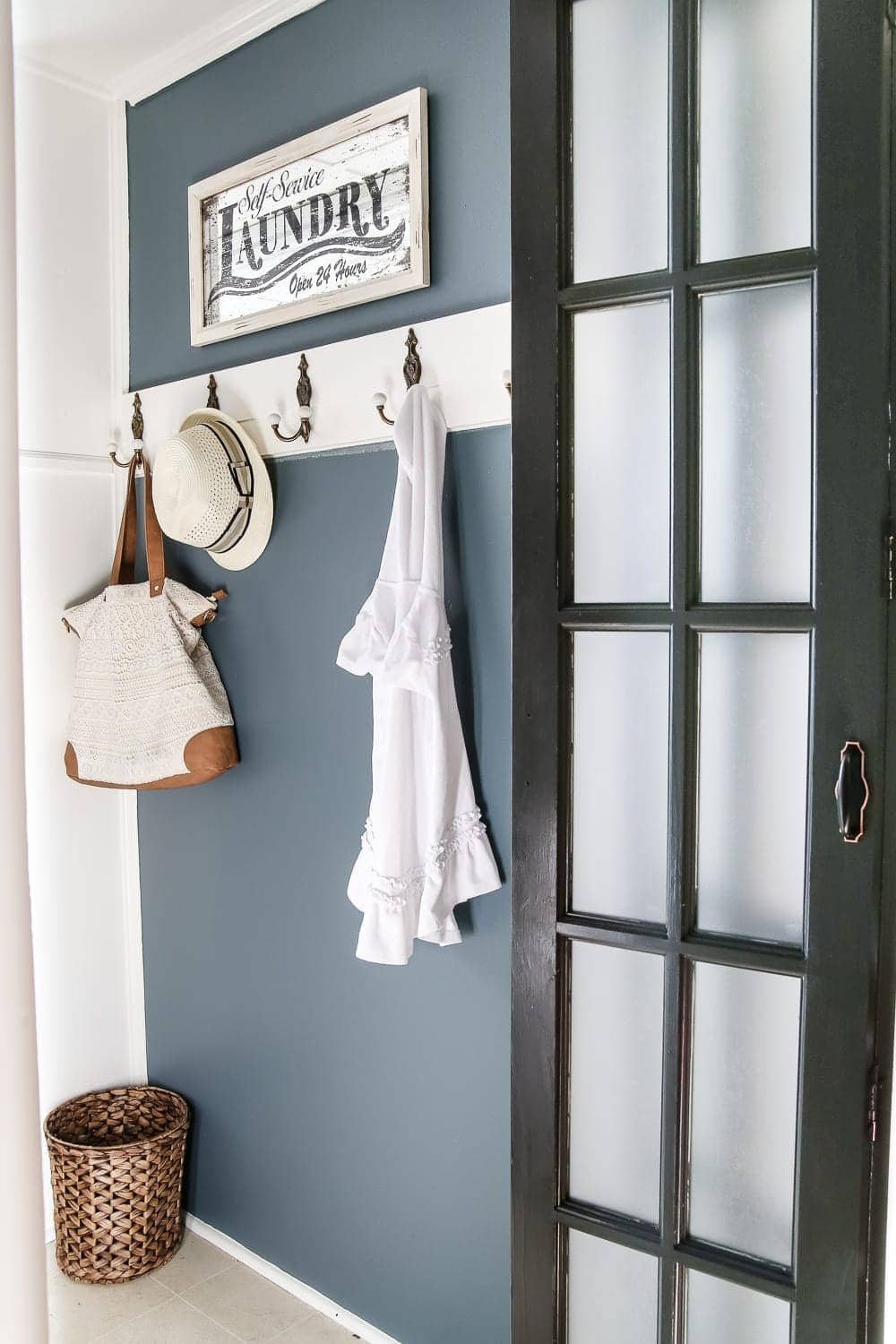Laundry Room Updates: French Bifold Door