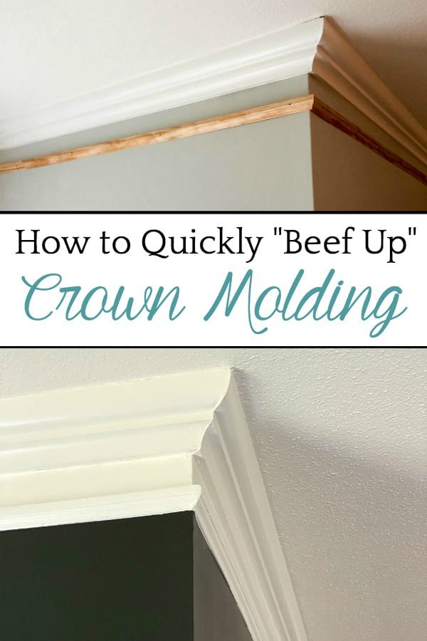 how to beef up crown molding