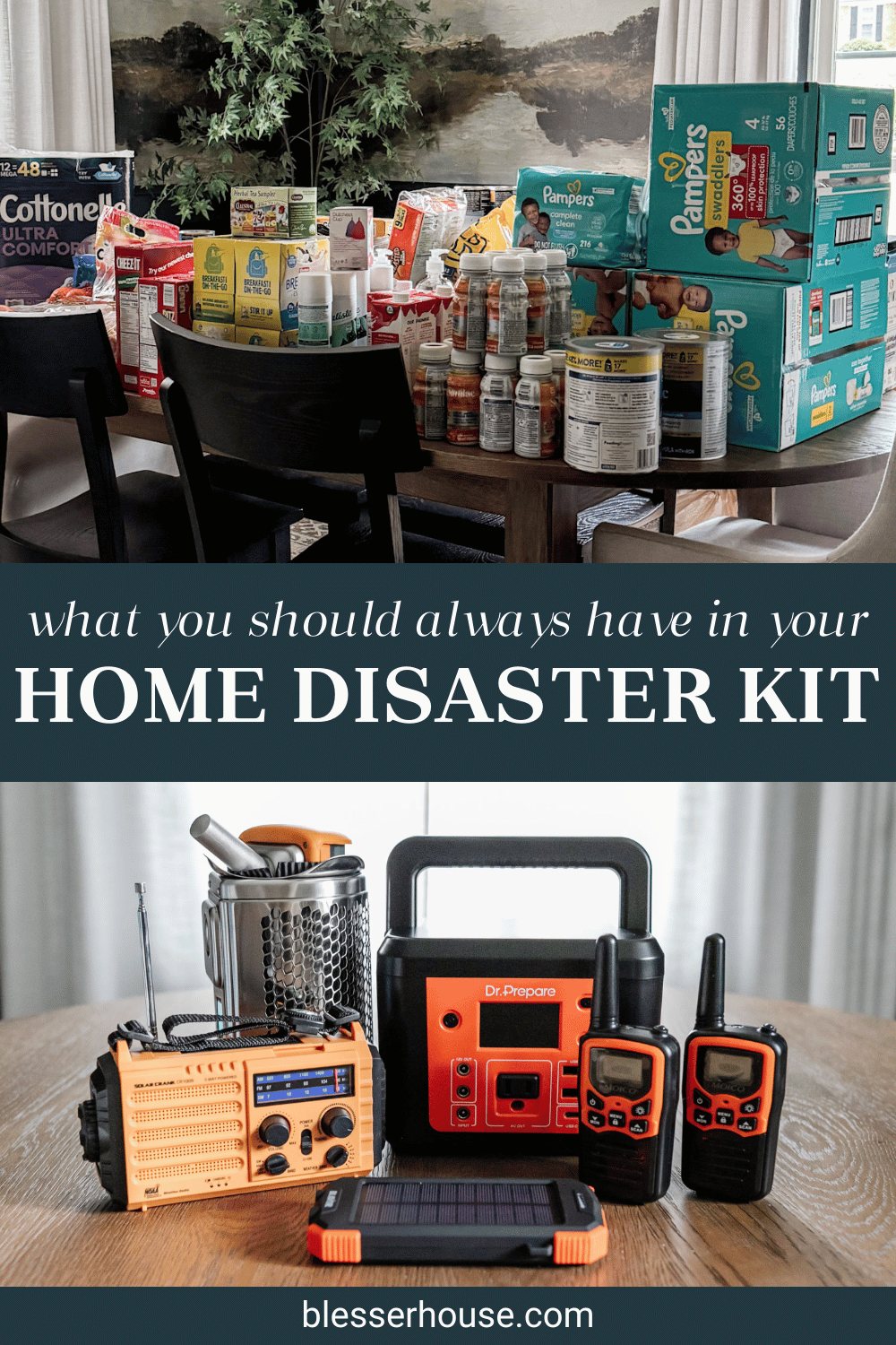 what you should always have in your home disaster kit for emergencies in case of a hurricane tornado flood or earthquake