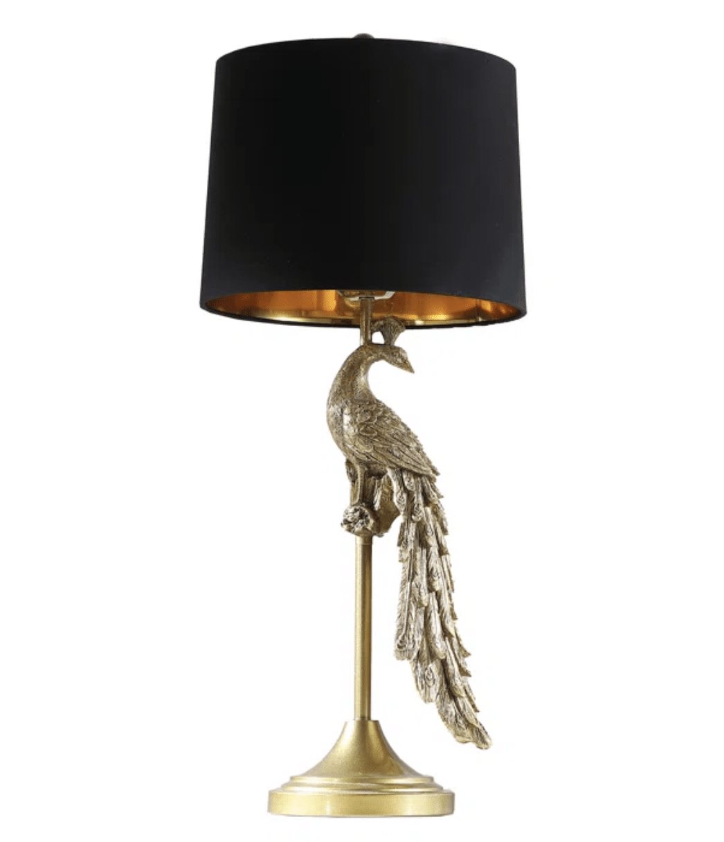 peacock lamp