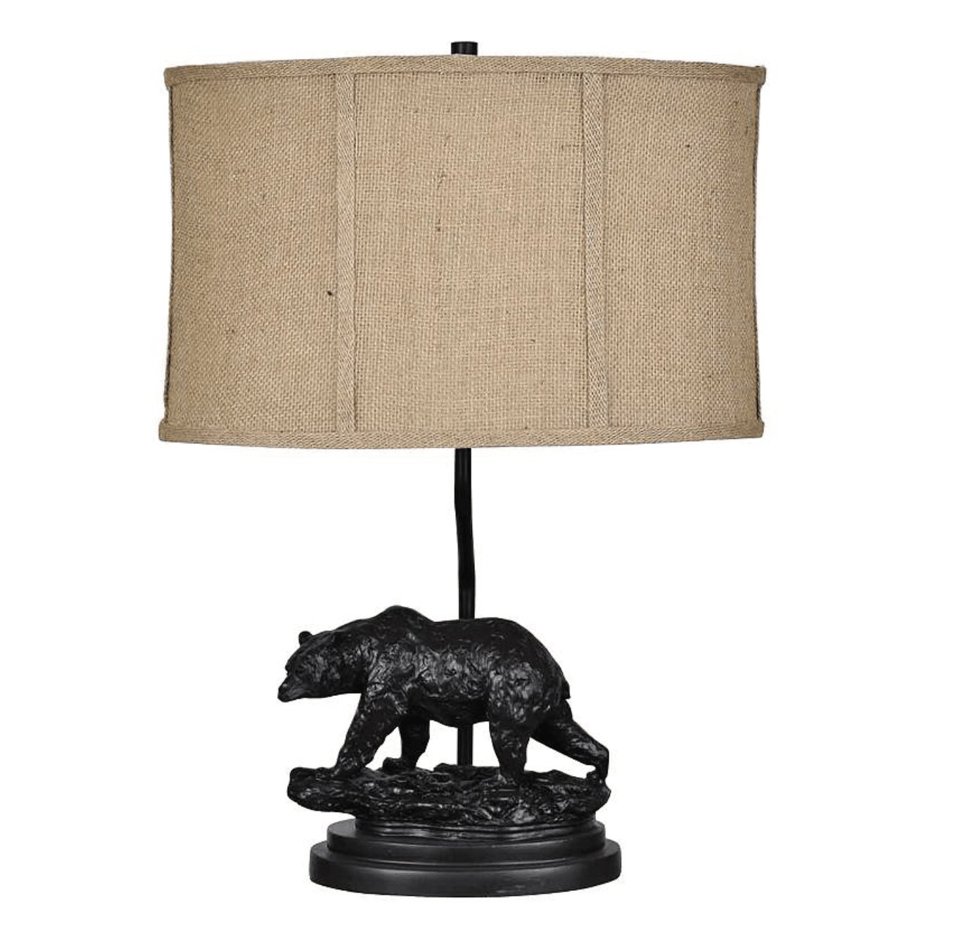 bronze bear lamp