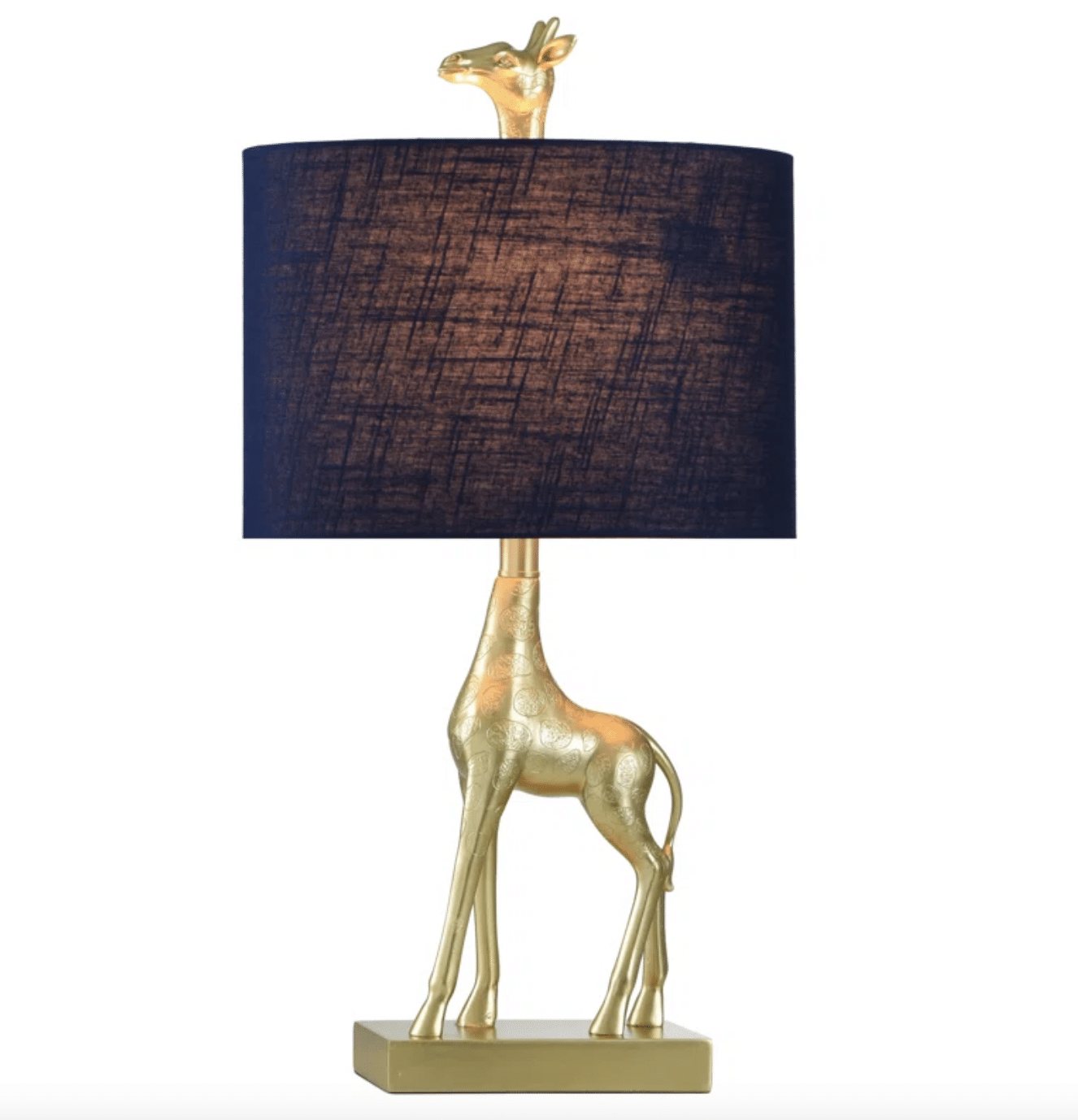 gold giraffe lamp
