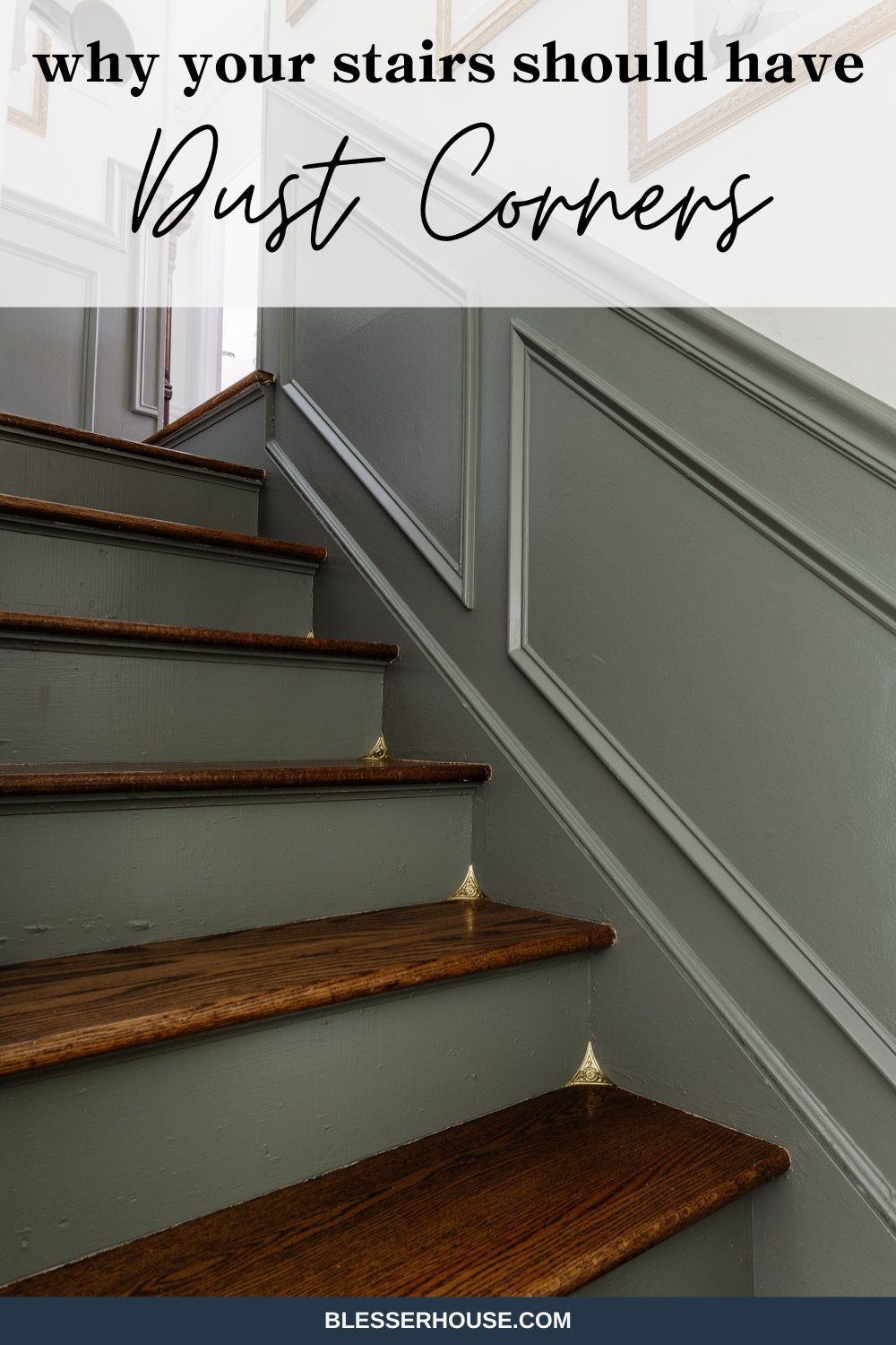 stair dust corners
