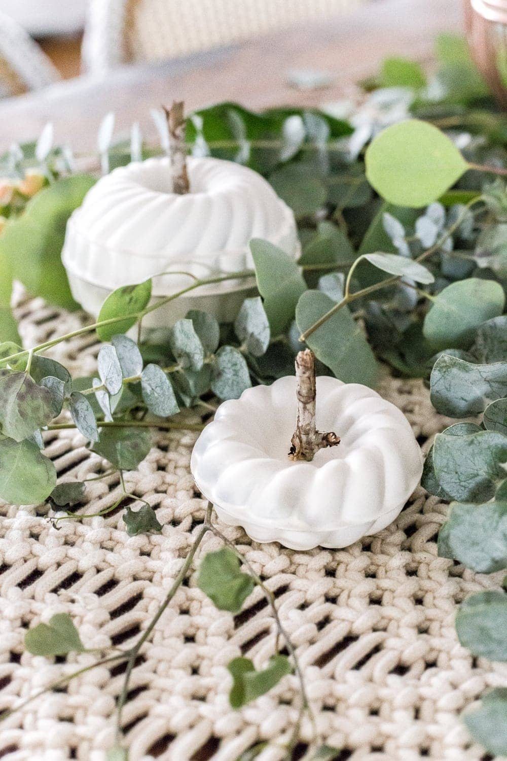 DIY mini pumpkins using bundt pan Jello molds