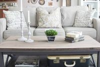 Reclaimed Barnwood Coffee Table with Rustic Farmhouse Top