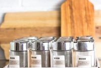 Organize Dollar Store Spices with Printable Labels