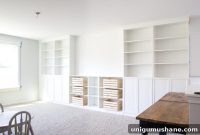 How to Turn IKEA Bookcases Into Built-In Shelves
