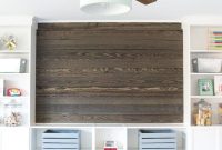 DIY Wood Plank Accent Wall One Room Challenge Week 4