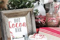 DIY Soda Crate Hot Cocoa Bar with Free Printable Sign