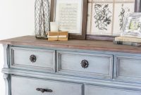 DIY French Blue Dresser Makeover: Paint and Refinish Tips