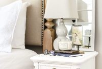 DIY Faux Gilded Nightstands with Gold Leaf Finish