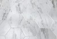 Transform Your Powder Room with Faux Marble Tile Flooring