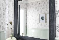 Dry Brushed Black Mirror: DIY Frame Makeover Guide