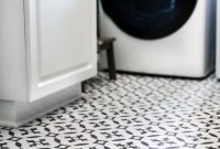 DIY Moroccan Vinyl Tile Flooring Makeover