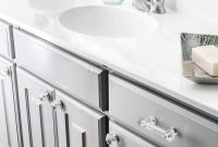 Painted Bathroom Cabinets Makeover: Before and After Reveal