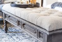 How to Turn a Coffee Table into an Ottoman Bench