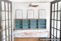 DIY Built-In Bookcases for Your Playroom