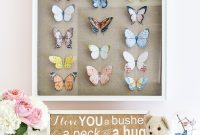 DIY Butterfly Shadow Box Tutorial for Science Projects