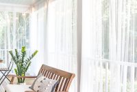 DIY Screened Porch and Outdoor Curtains for Under $100