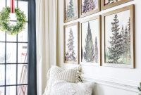 Vintage Christmas Tree Printable Gallery Wall Art Set