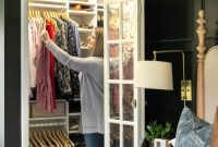 Small Master Closet Transformation: IKEA Reveal
